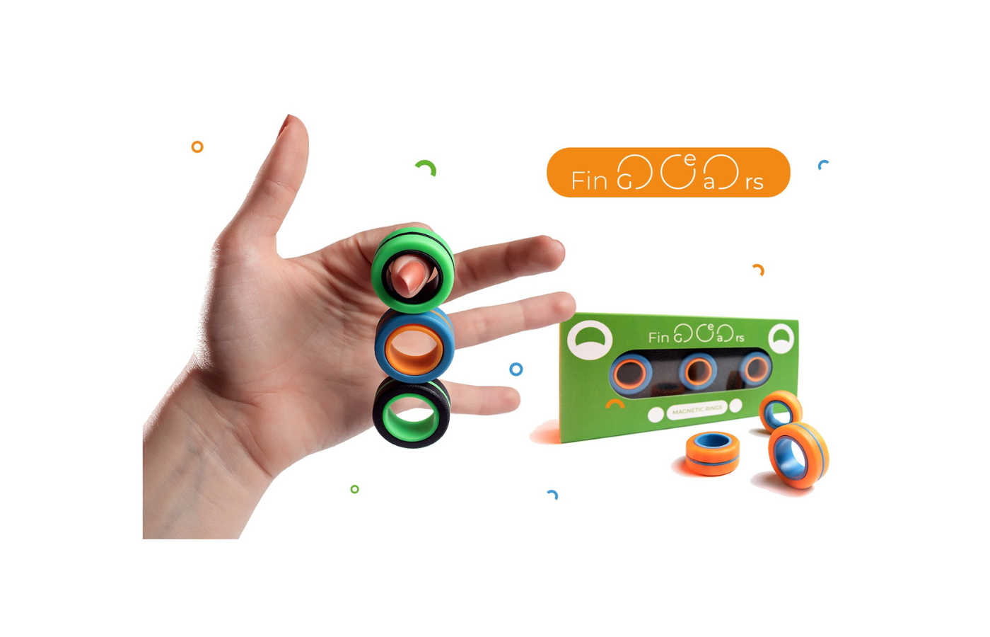 Fidget Magnetic Finger Rings