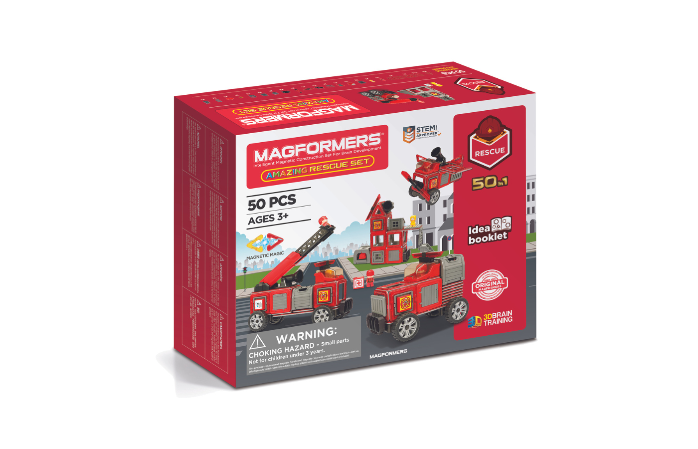 Magformers 2024 fire truck