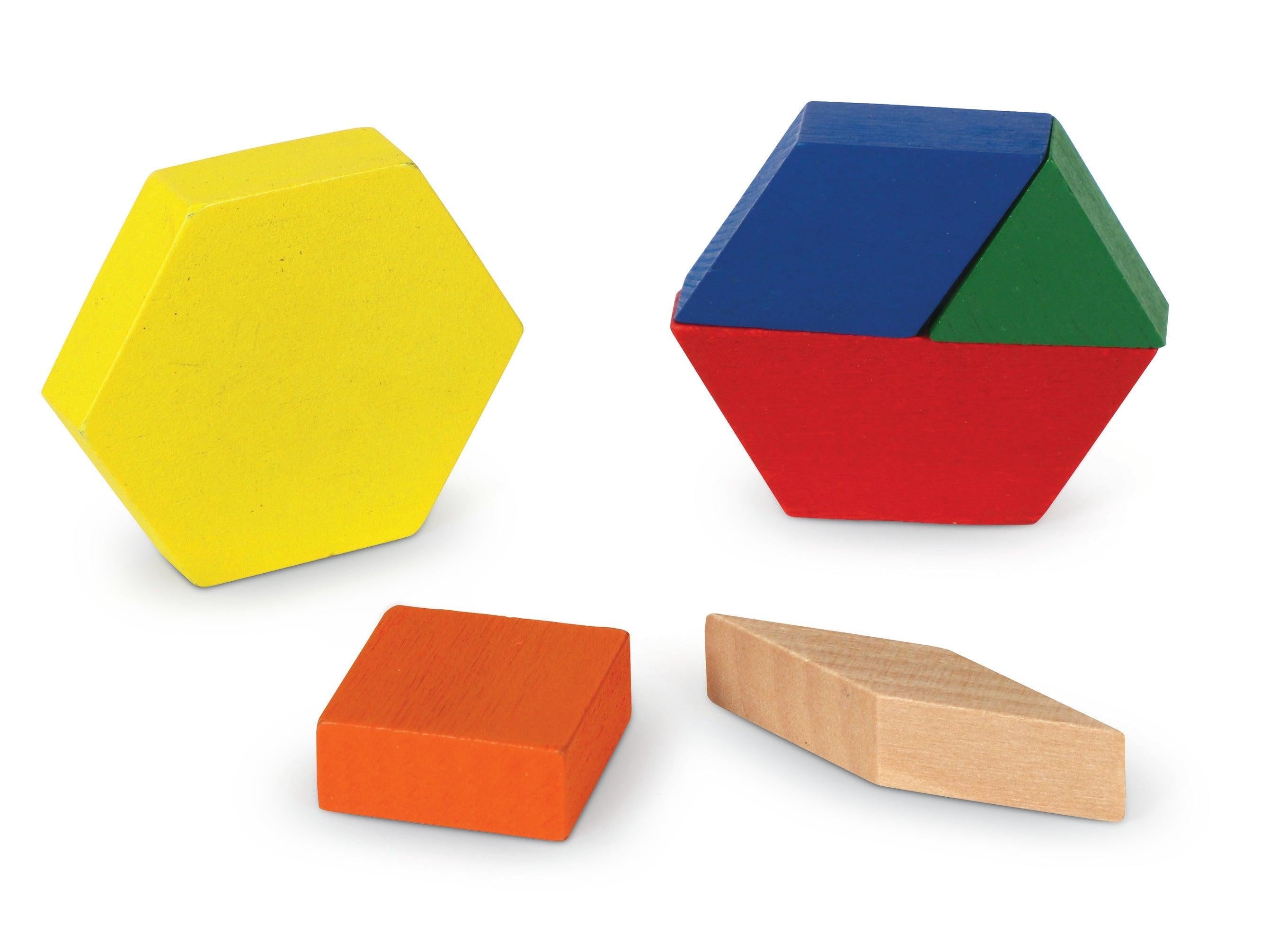 Houten patroonblokken