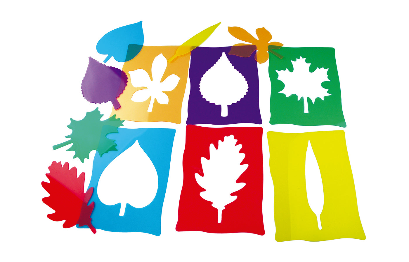 Transparante stencils - bladeren (6)