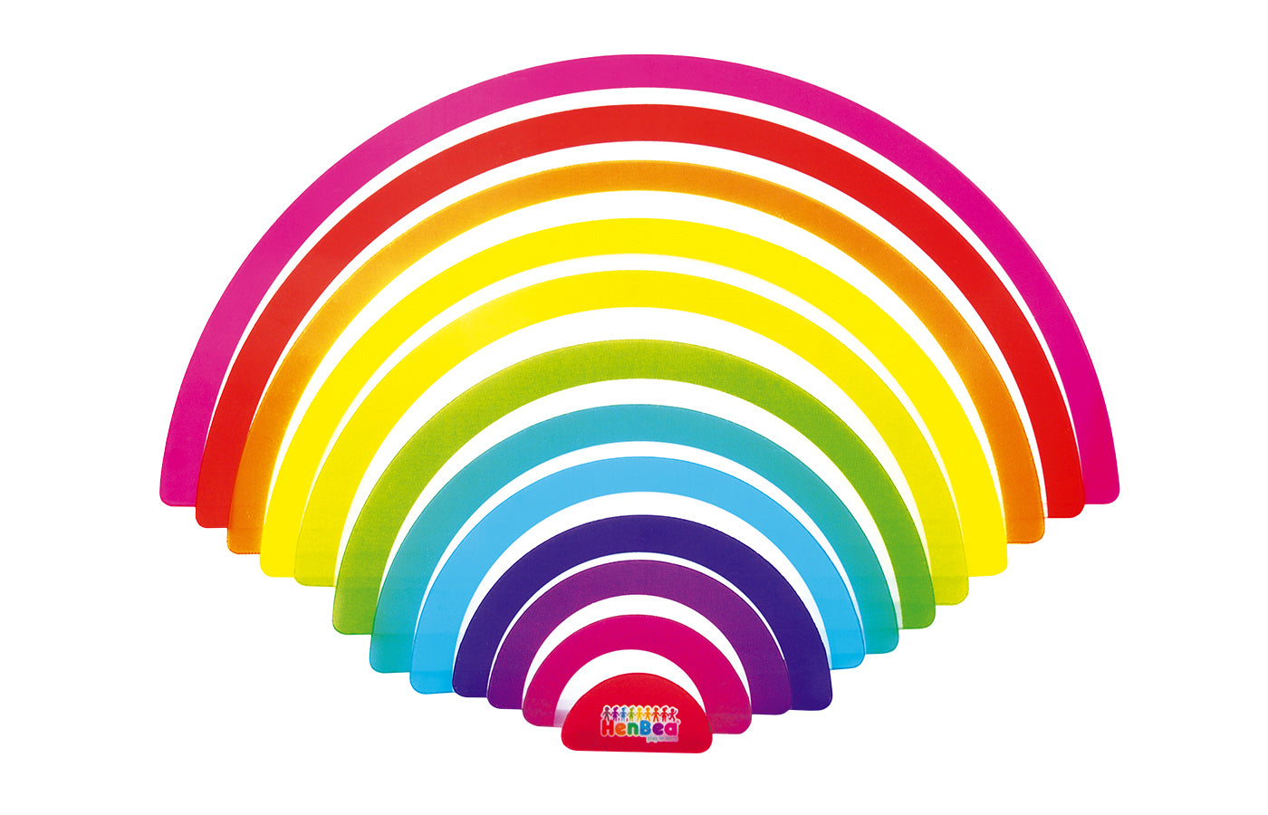 Transparante regenboog stencils (24)