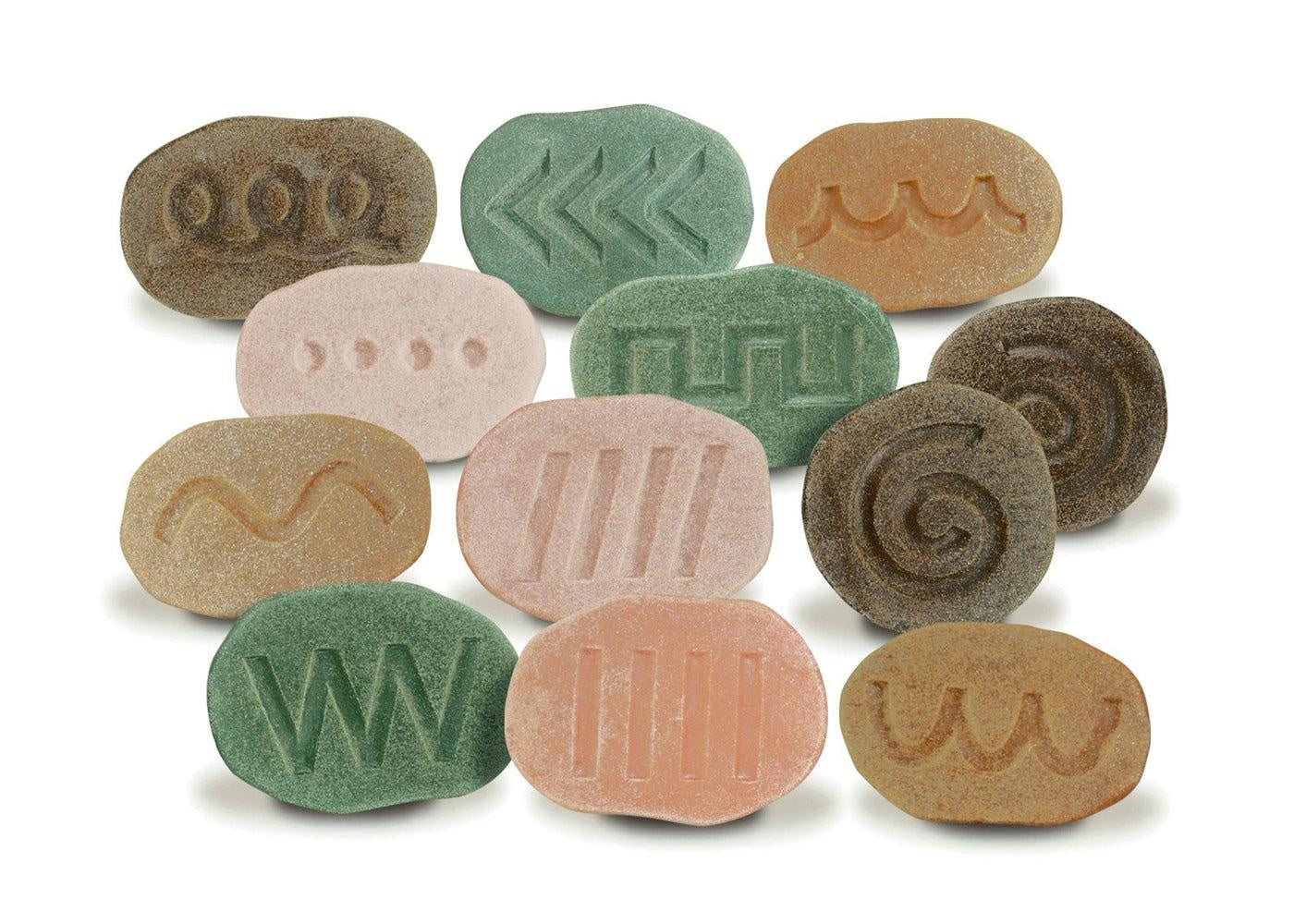 Voel schrijfpatroon stenen