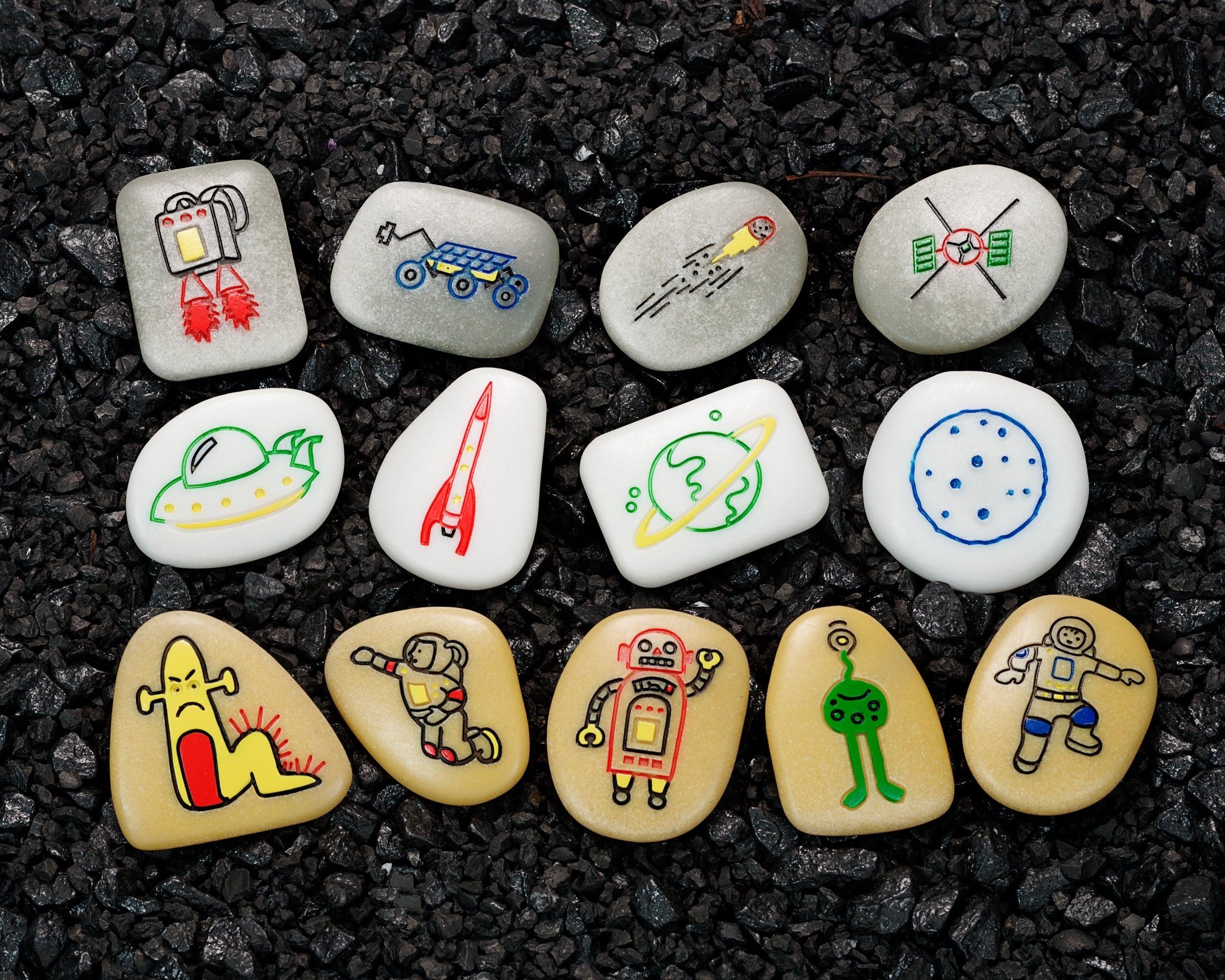 Vertelstenen - in de ruimte