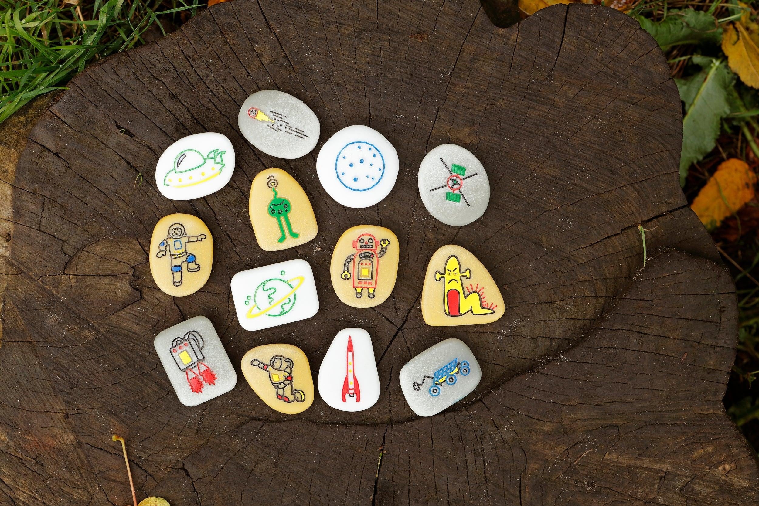 Vertelstenen - in de ruimte