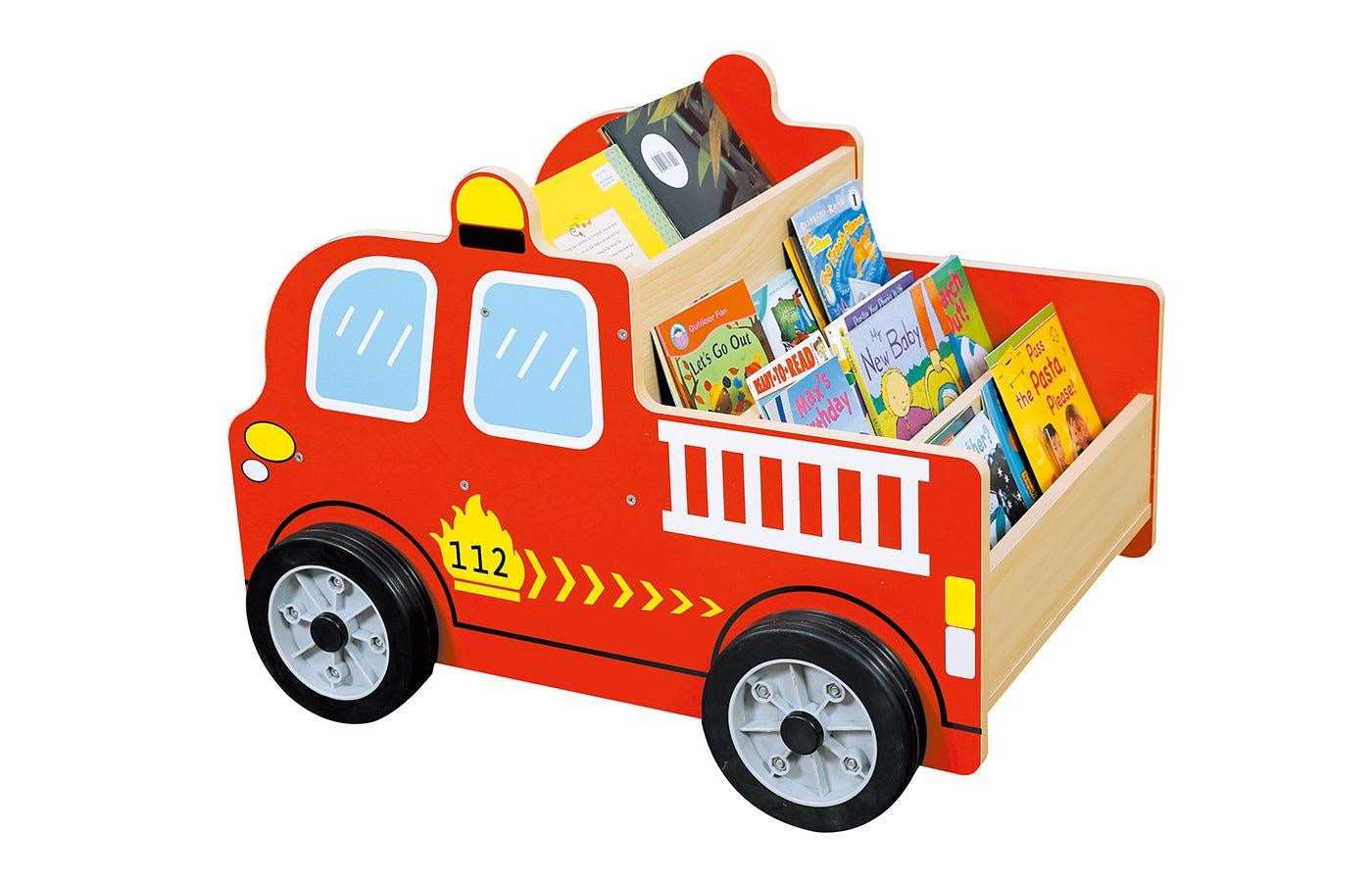 Boekenkast brandweerwagen