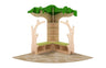 Boomhut leeshoek