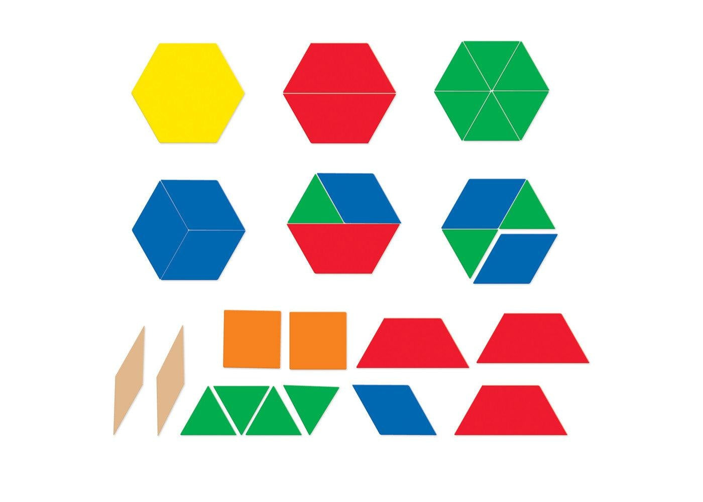 Grote magnetische patroonblokken