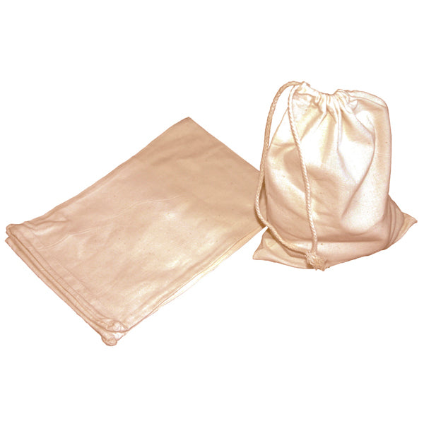 Katoenen zak met trekkoord