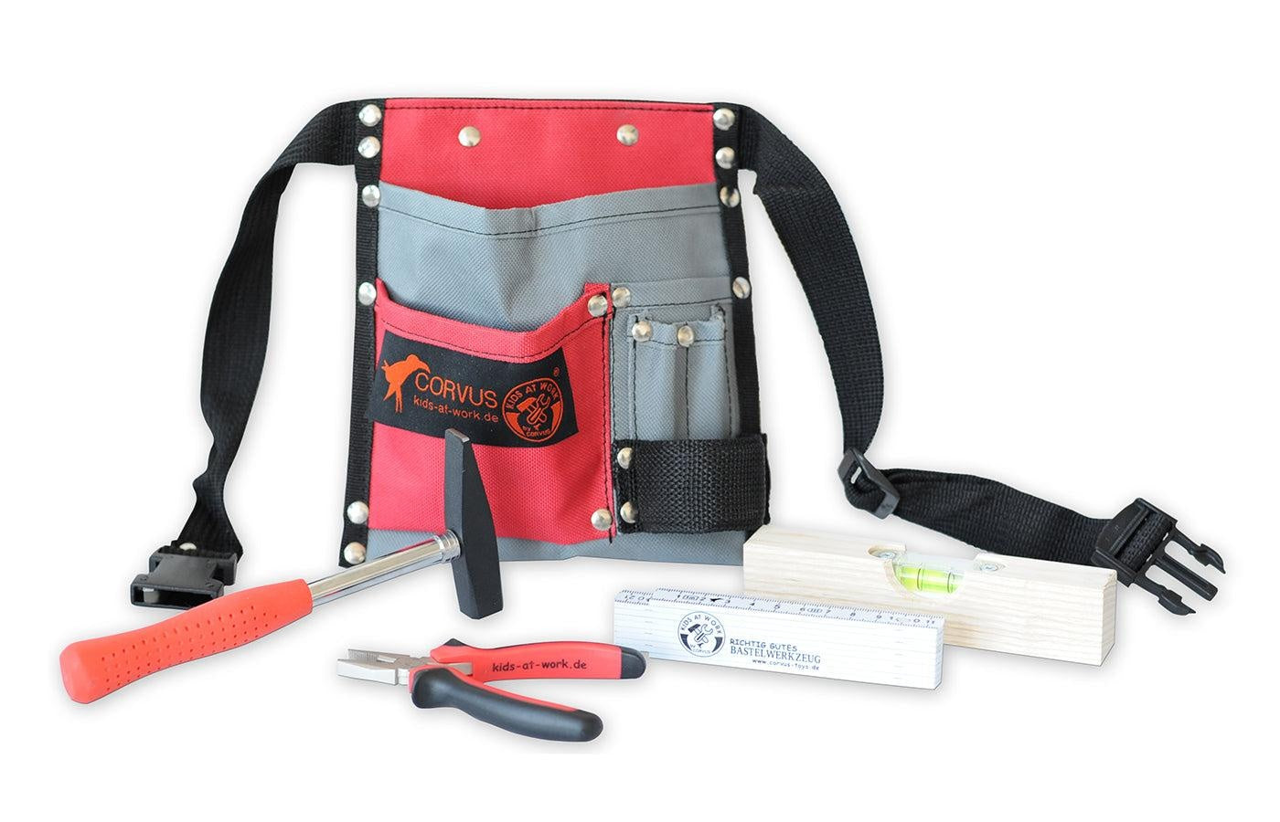 Gereedschapsset met riem