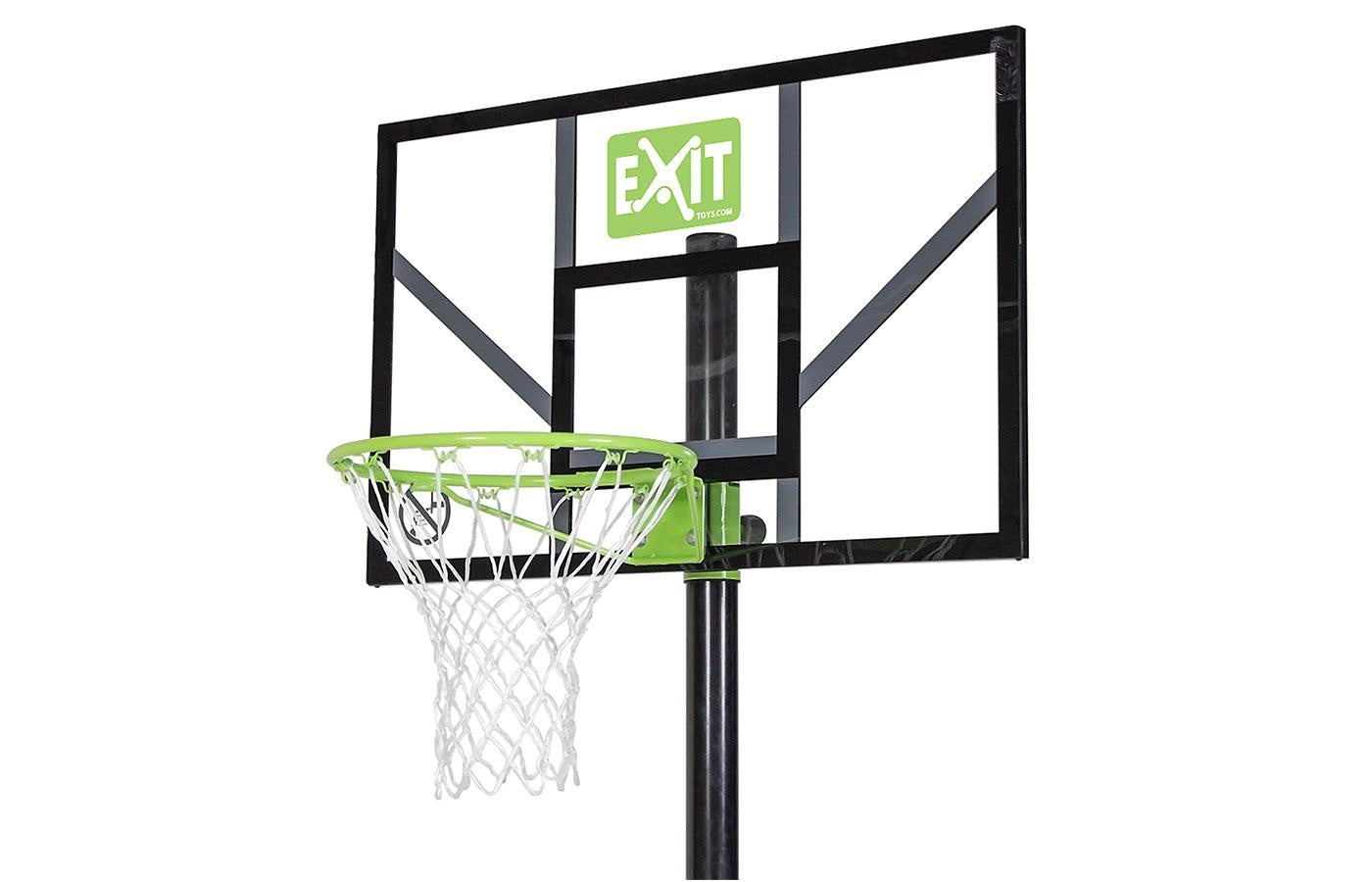 Verplaatsbaar basketbalbord - groen/zwart