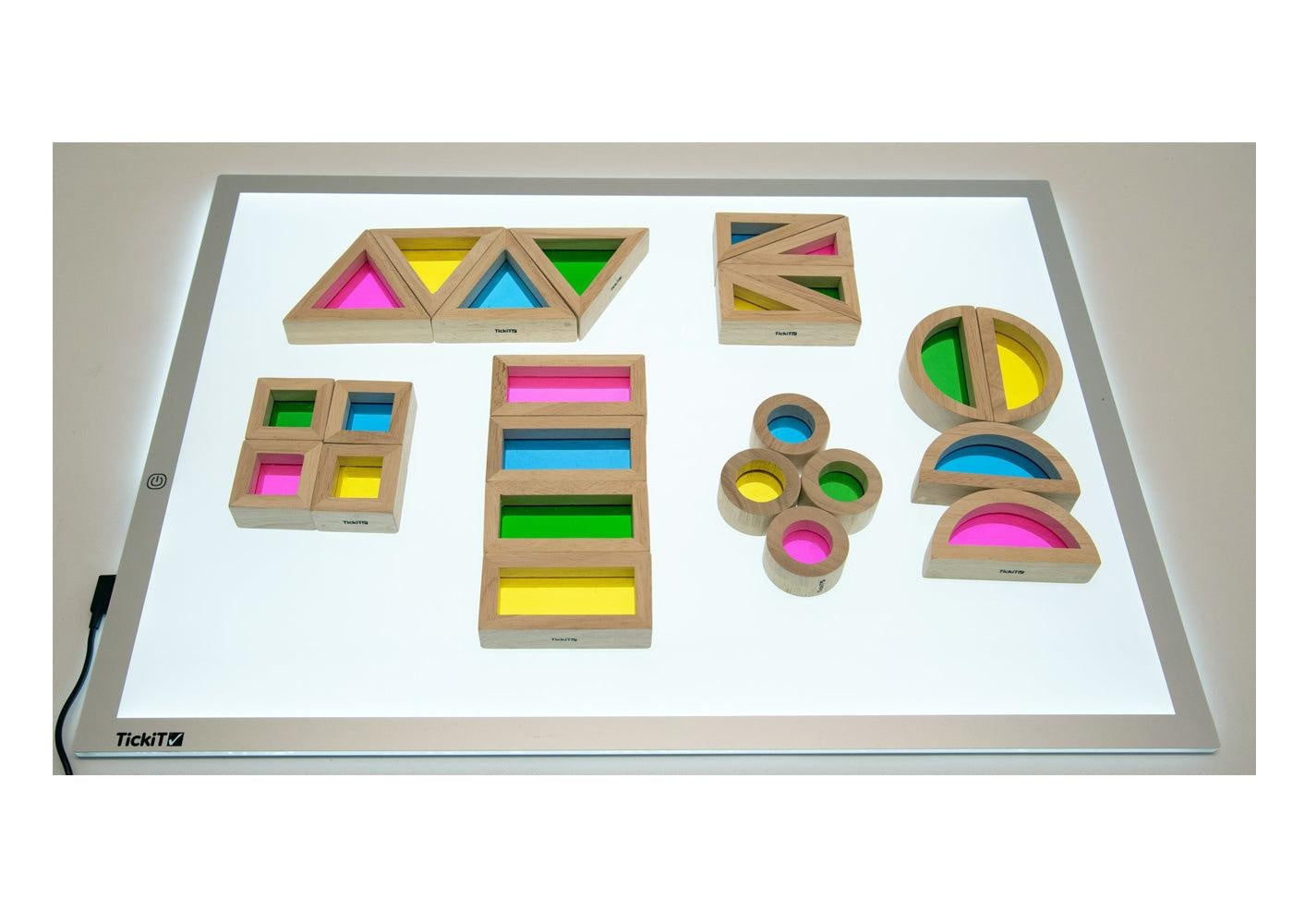 Regenboog blokken set