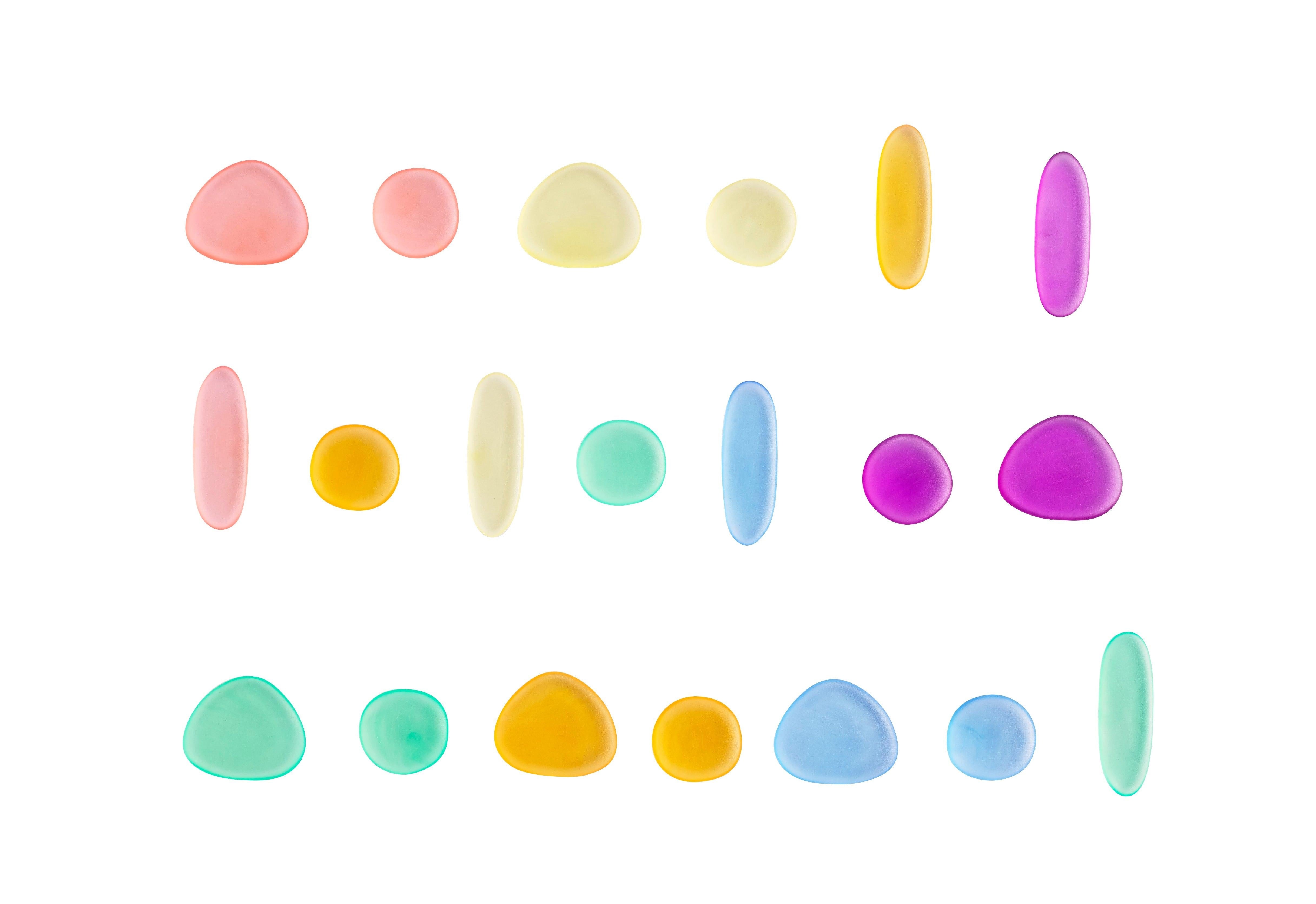 Regenboog stenen (transparant)
