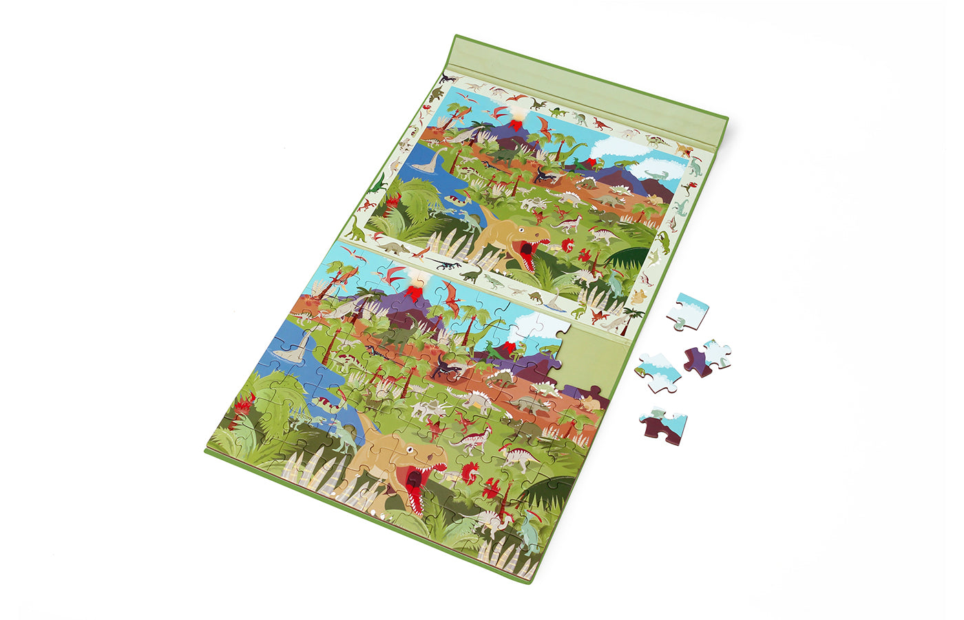 Magnetische detective puzzel - 'dinosaurussen' (80)