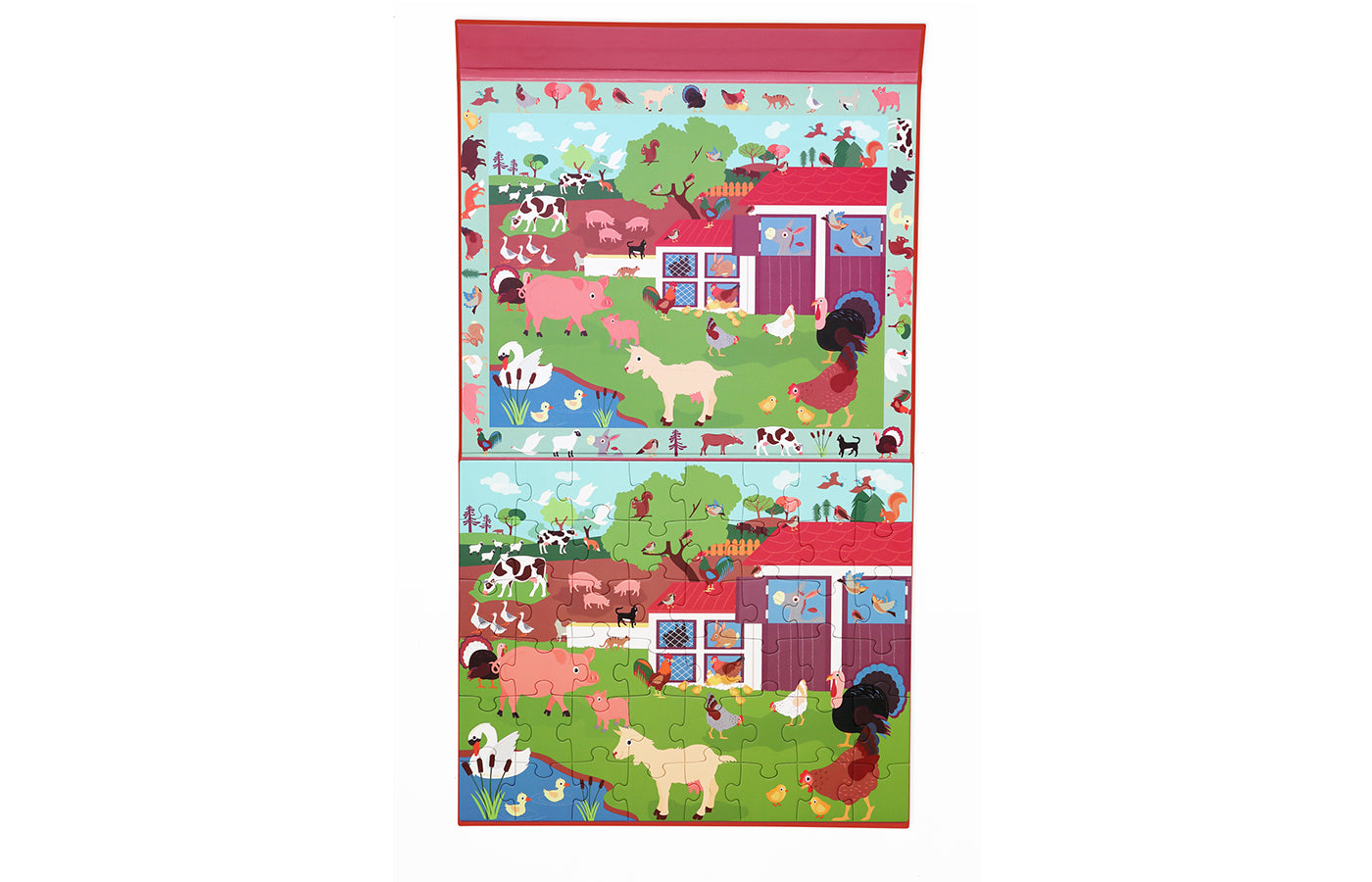 Magnetische detective puzzel - 'boerderij' (48)