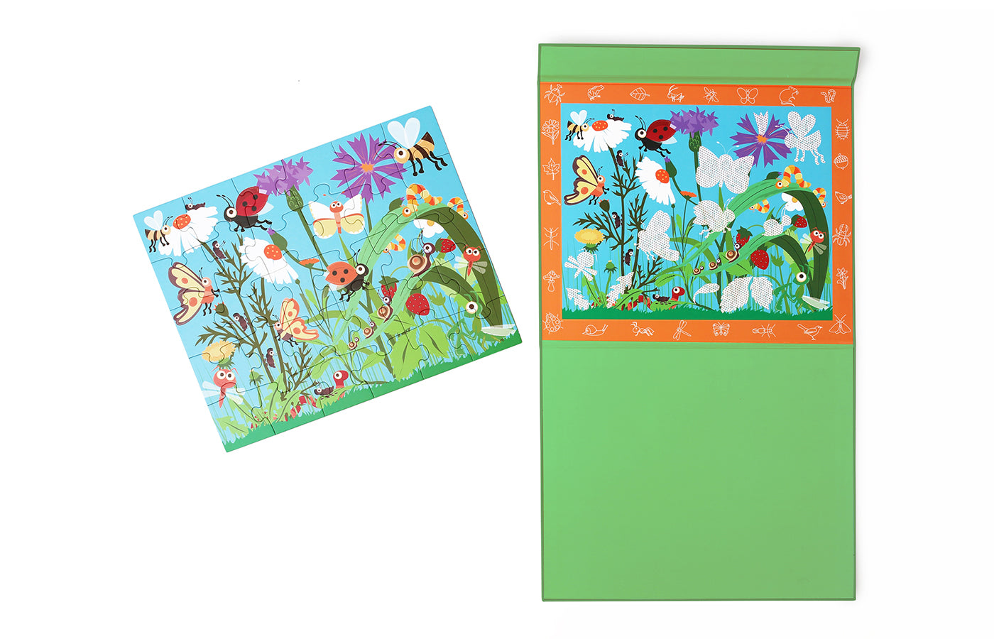 Magnetische detective puzzel - 'insecten' (30)