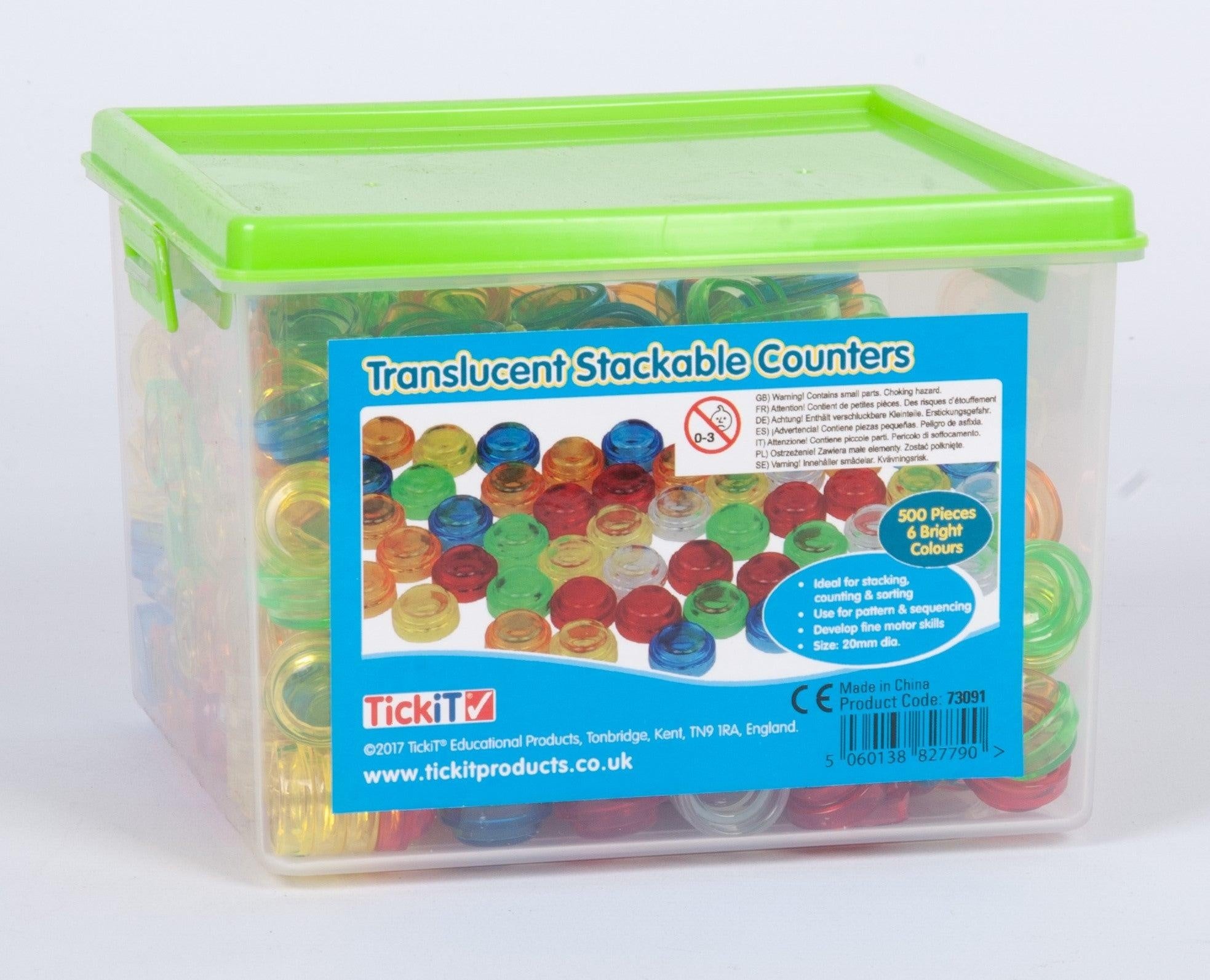 Stapeldopjes (transparant)