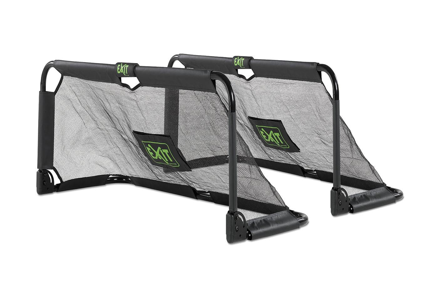 Voetbaldoel - panna - opvouwbaar (staal - set van 2)