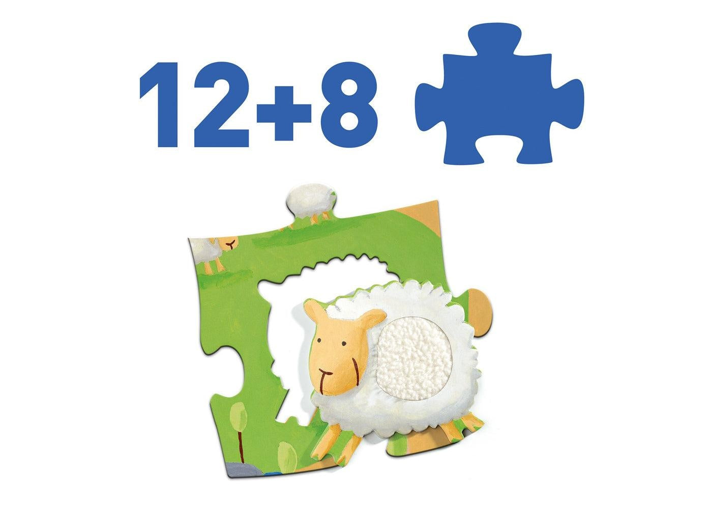 Grote tactiel puzzel - boerderij