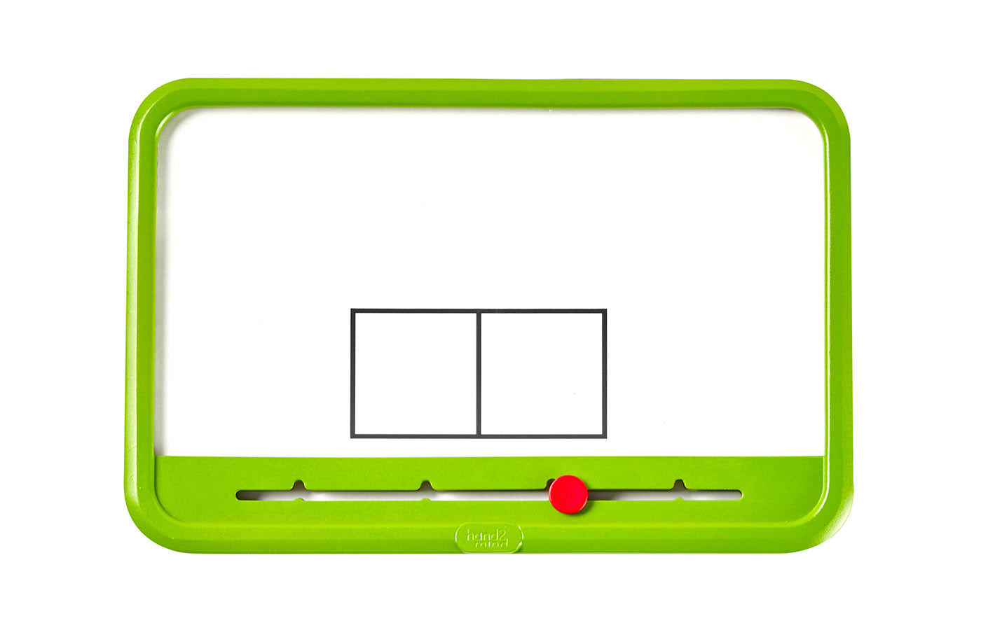 Magnetisch dubbelzijdig wisbord met aanduiding