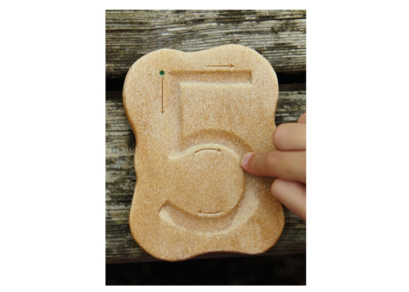 Voel getal patroon stenen