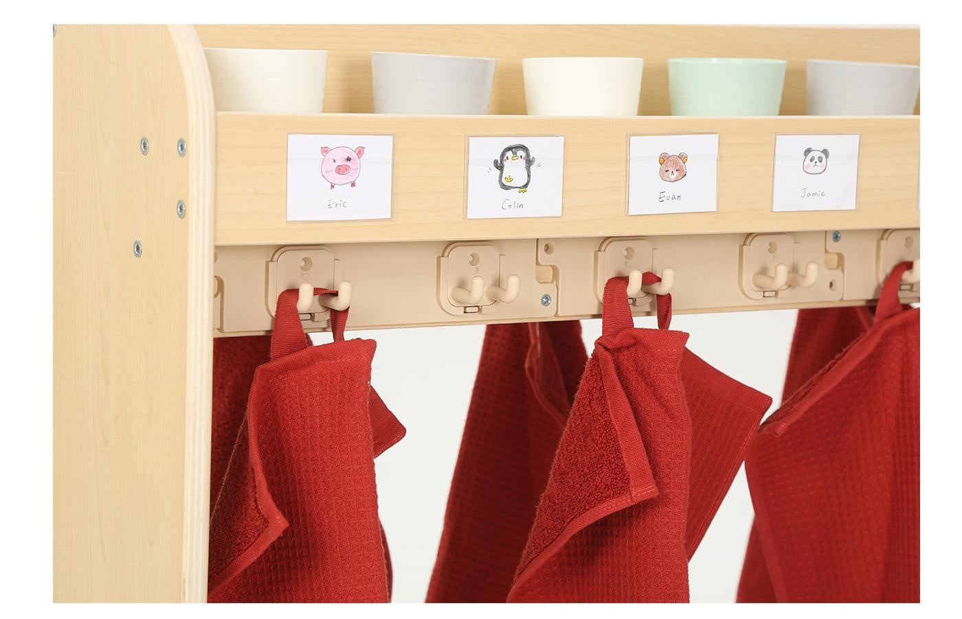 Verrolbaar kapstokmeubel