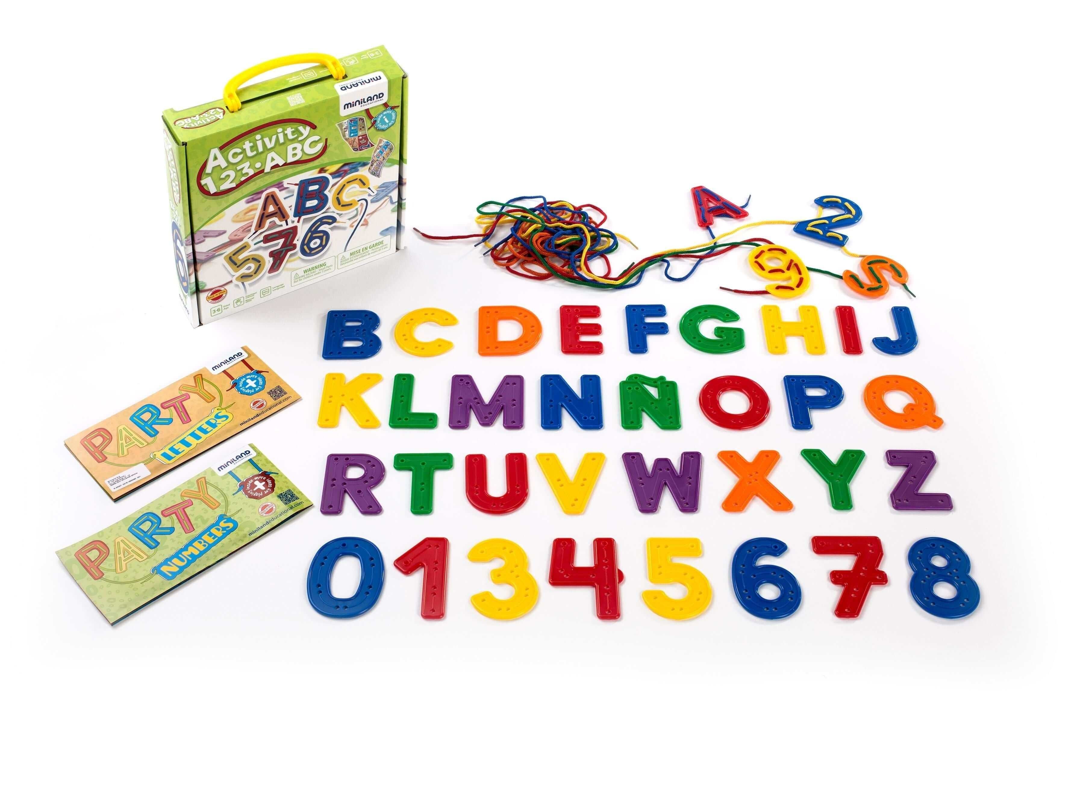 123 ABC rijgvormen