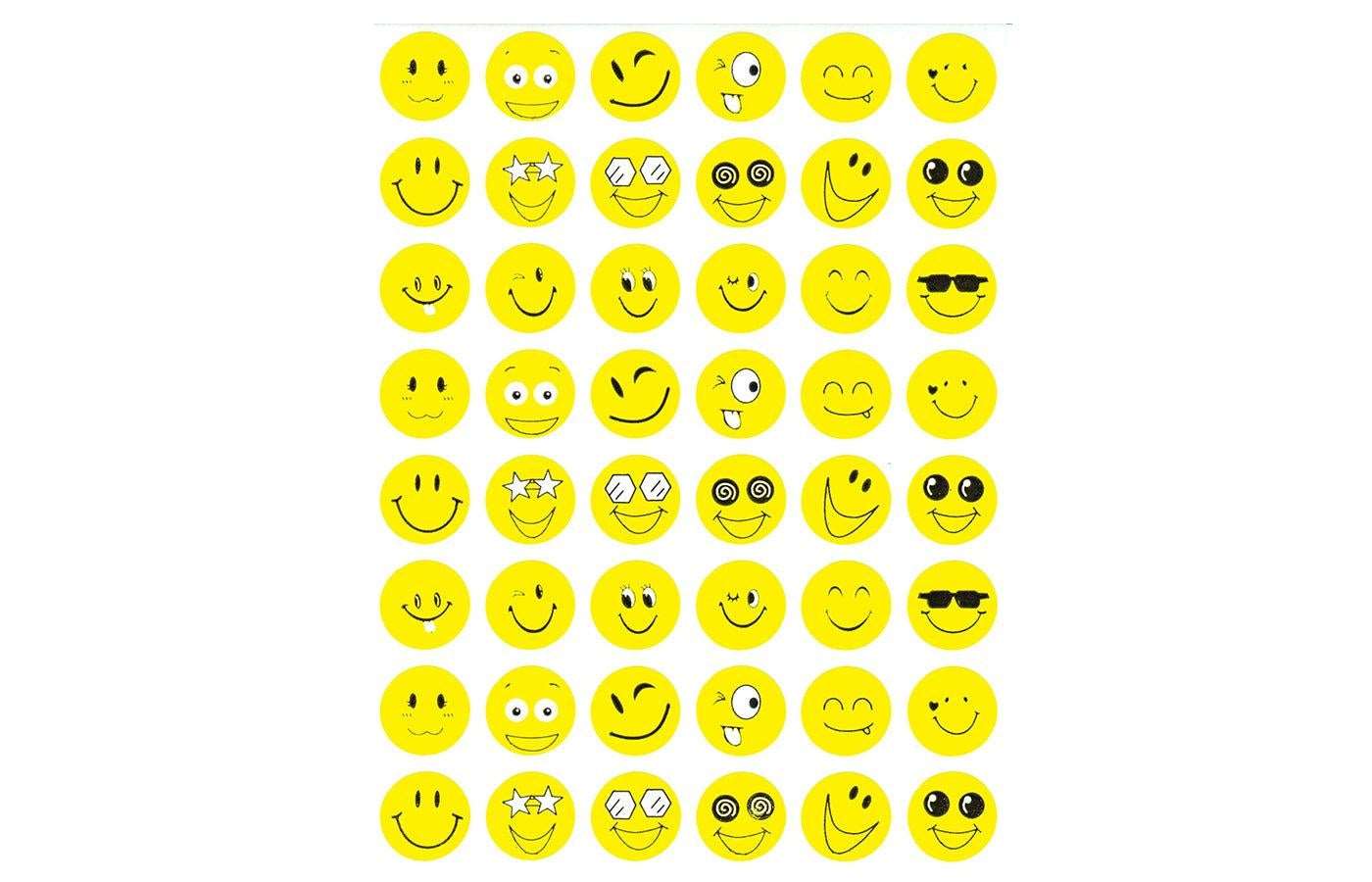 Beloningsstickers - gekke gezichten