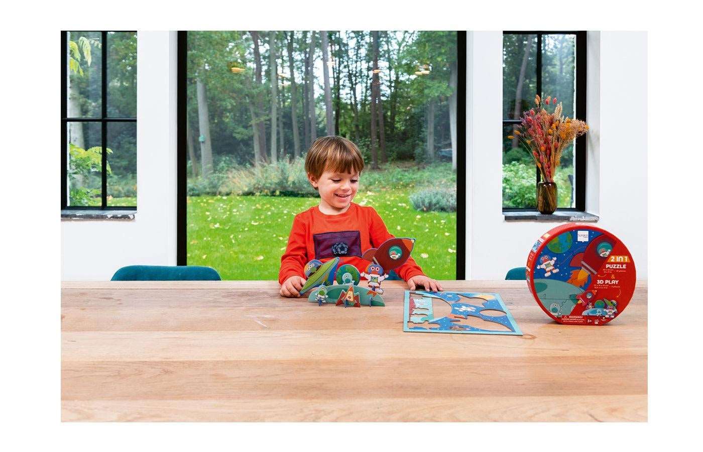 3D puzzel (2-in-1) - ruimte