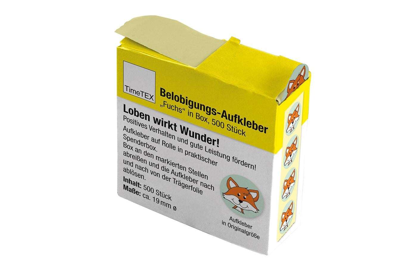 Beloningsstickers - vos