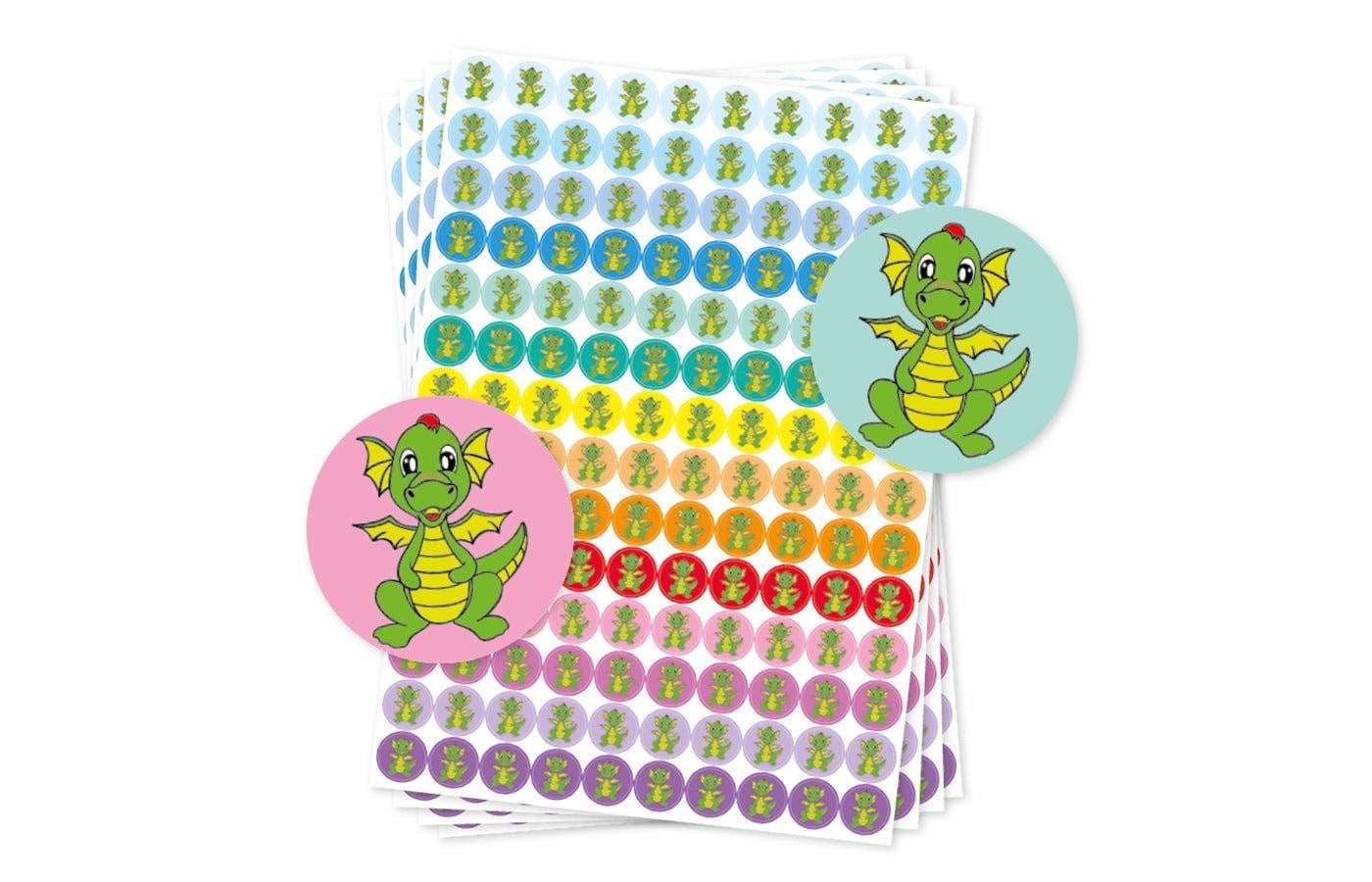 Beloningsstickers - draak