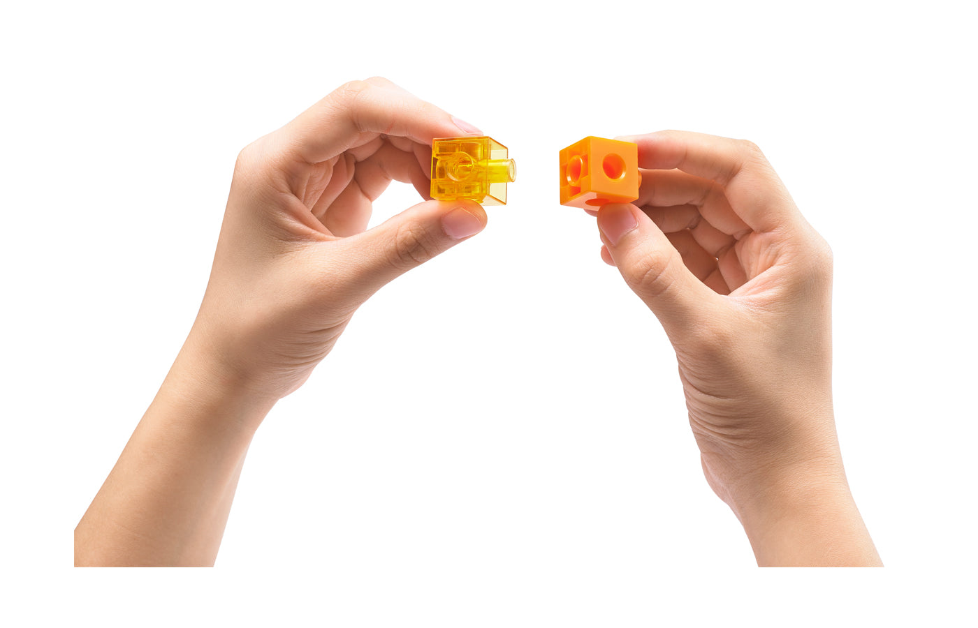 Transparante Linking cubes