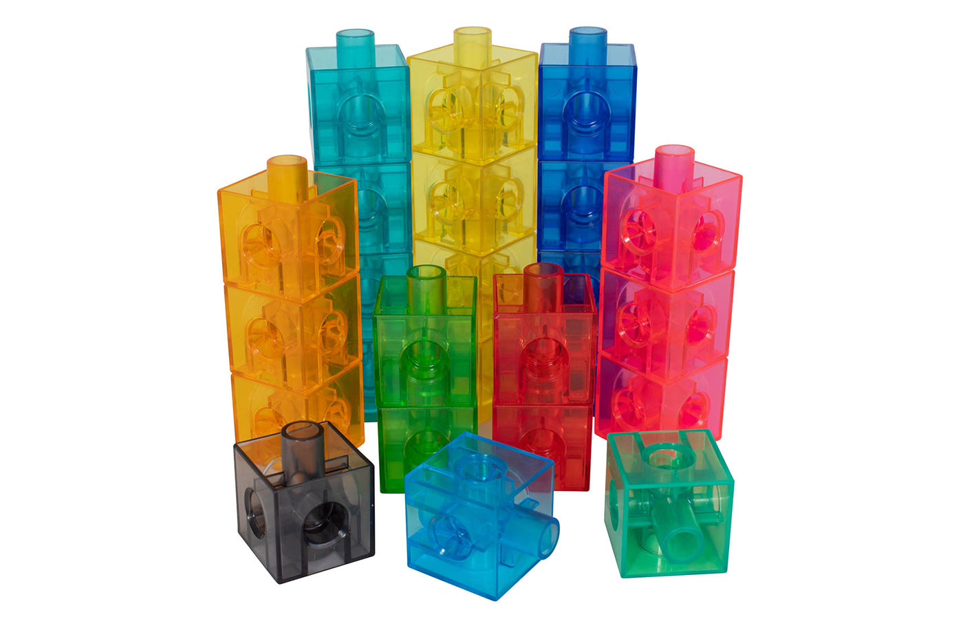 Transparante Linking cubes