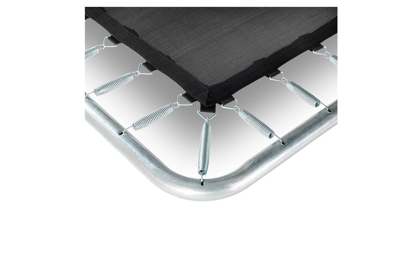 Inground trampoline met veiligheidsnet (rechthoek)