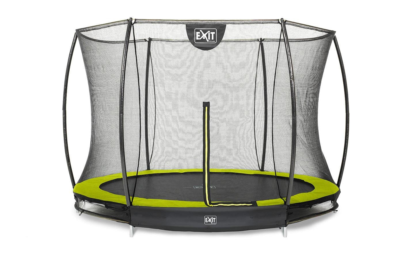 Inground trampoline met veiligheidsnet (rond)