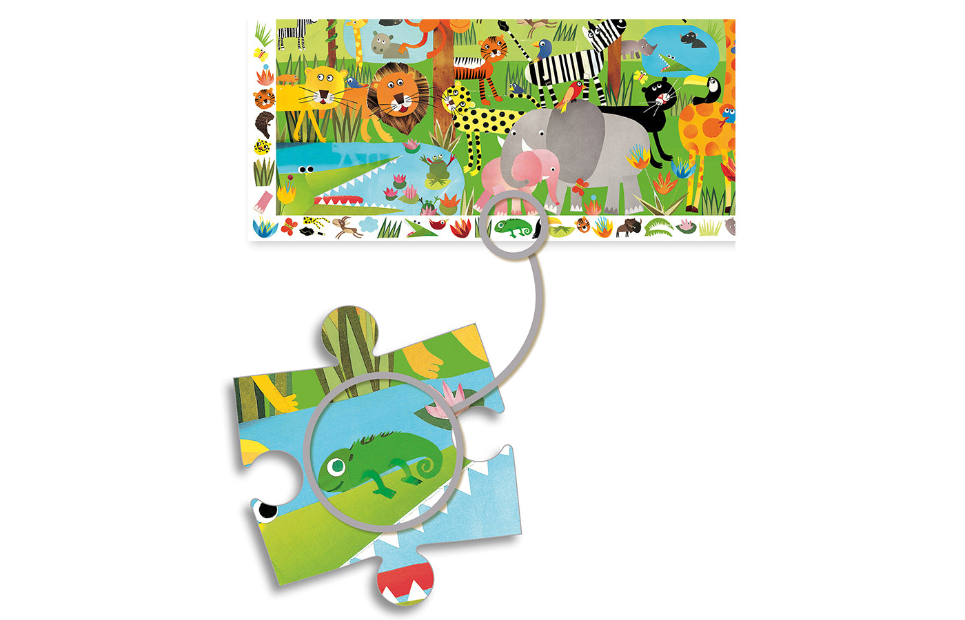 Detective puzzel - 'de jungle'
