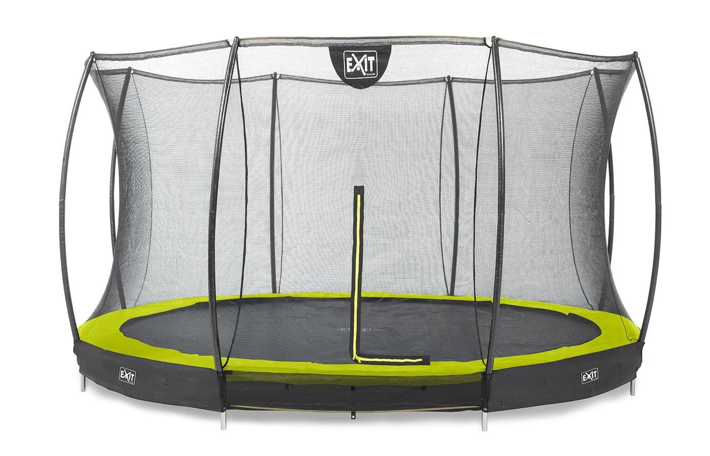 Inground trampoline met veiligheidsnet (rond)