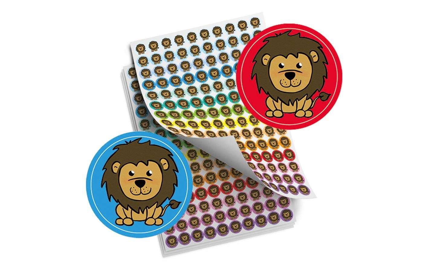 Beloningsstickers - leeuw