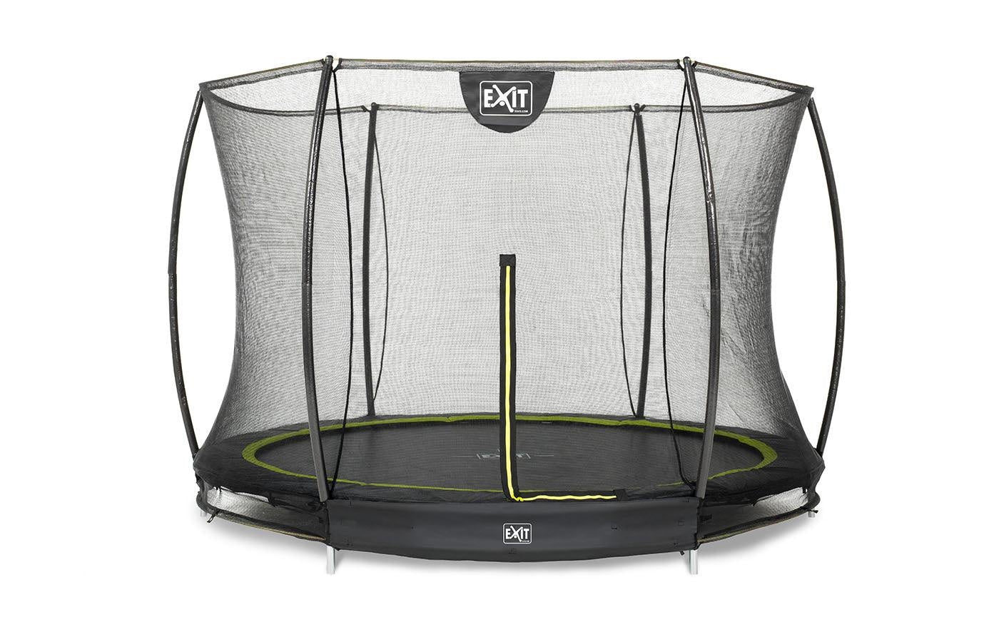 Inground trampoline met veiligheidsnet (rond)