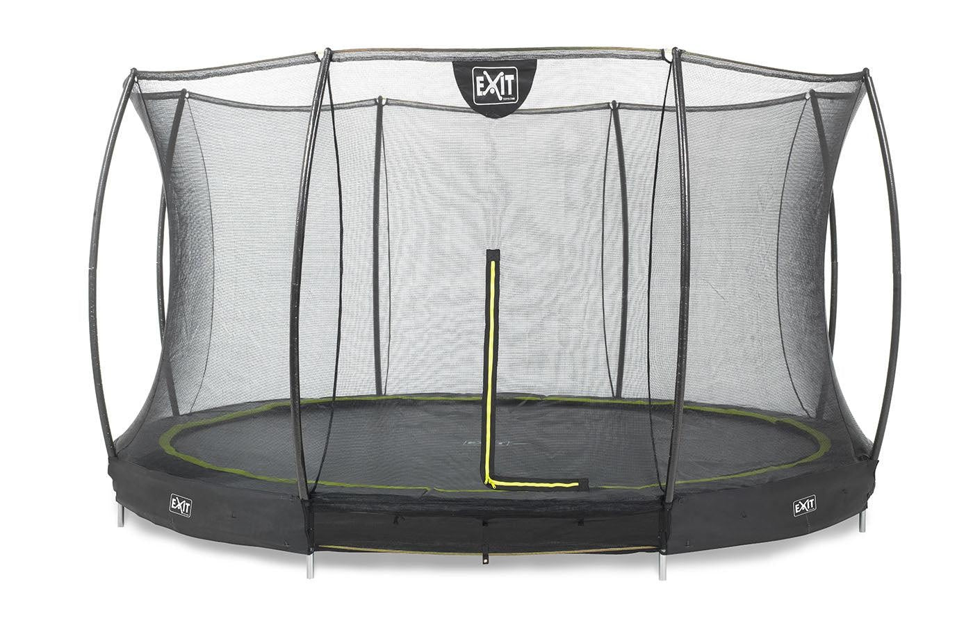 Inground trampoline met veiligheidsnet (rond)