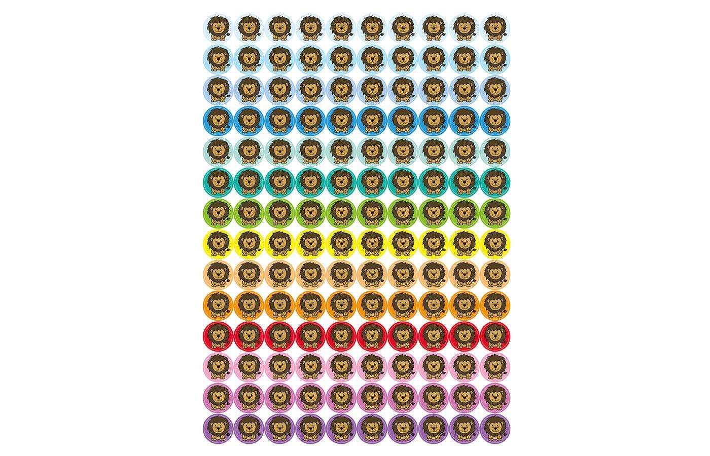 Beloningsstickers - leeuw