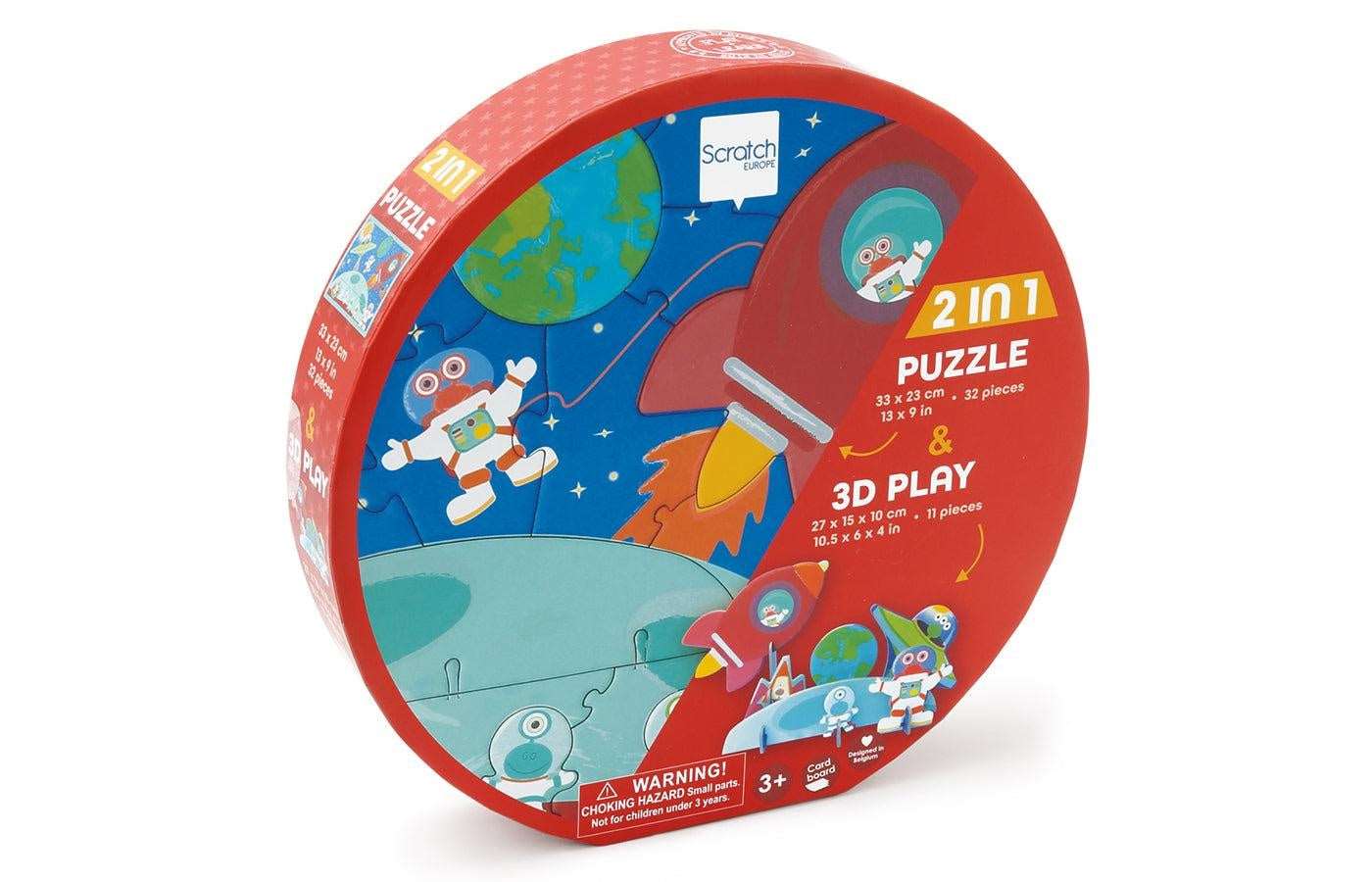 3D puzzel (2-in-1) - ruimte