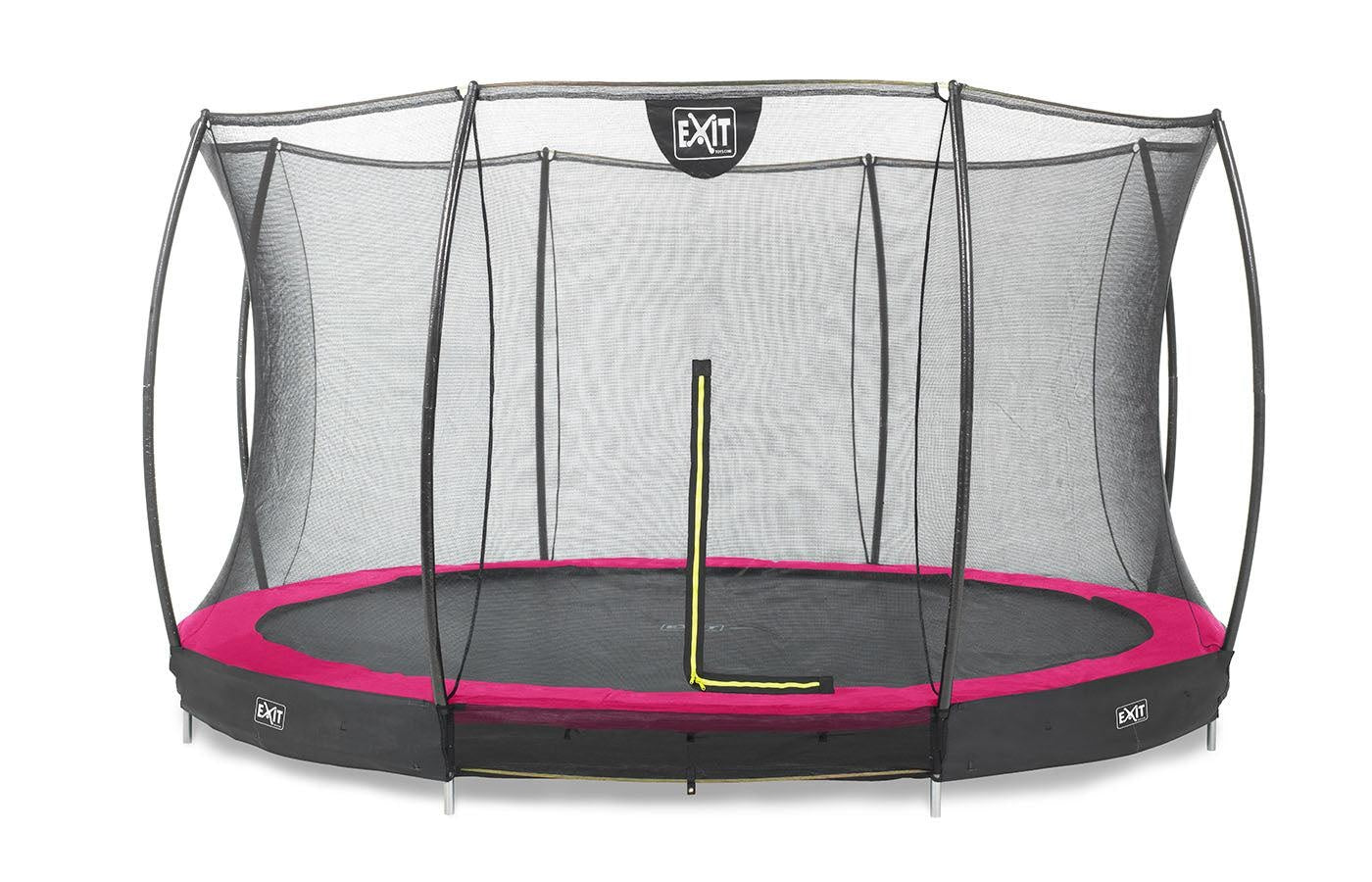 Inground trampoline met veiligheidsnet (rond)