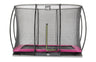 Inground trampoline met veiligheidsnet (rechthoek)