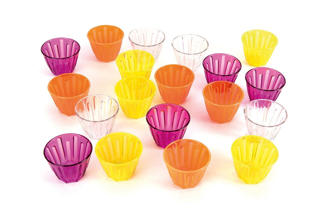 Transparante activiteit bekers