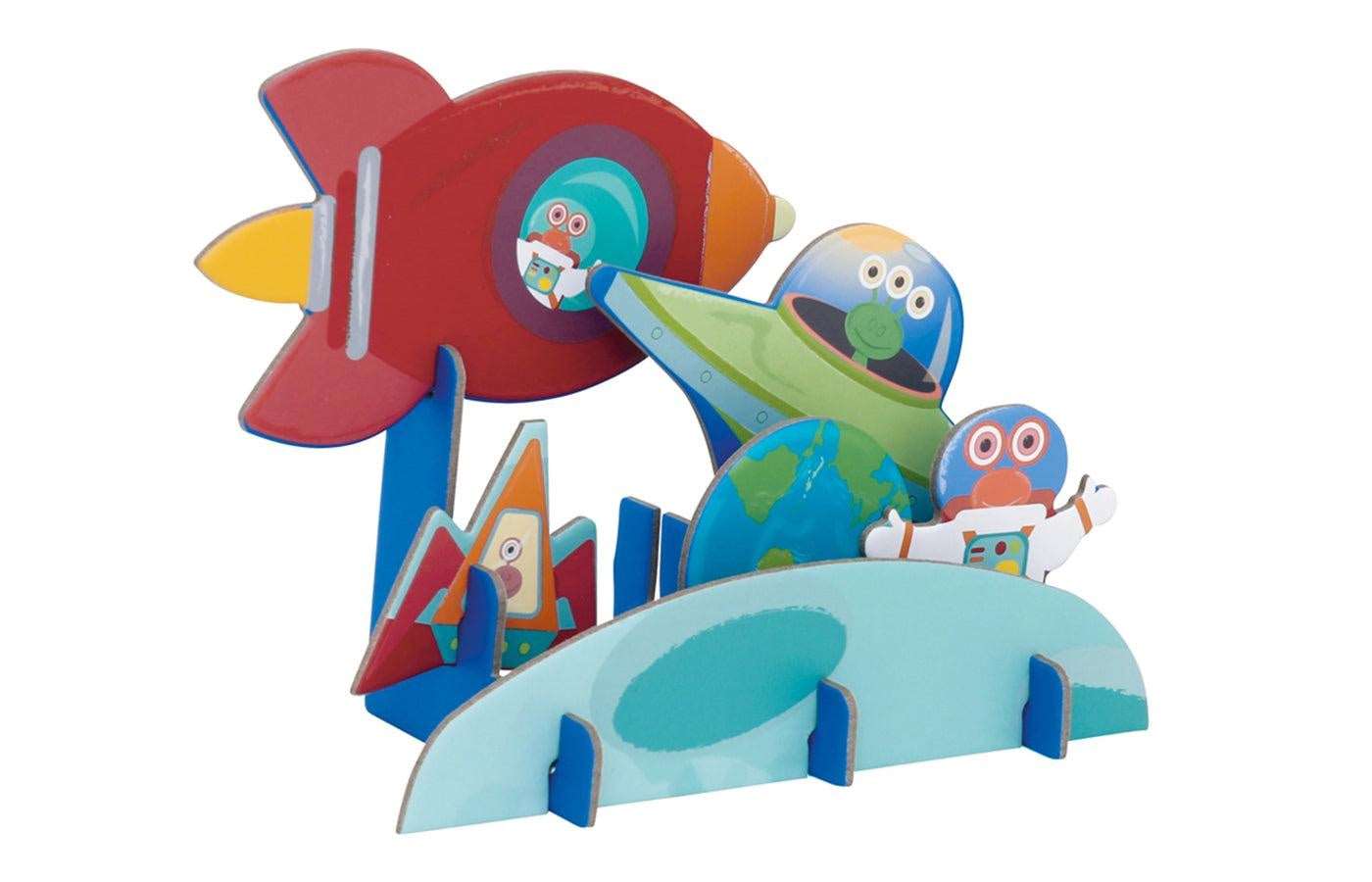3D puzzel (2-in-1) - ruimte