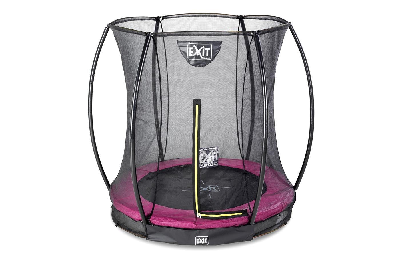 Inground trampoline met veiligheidsnet (rond)