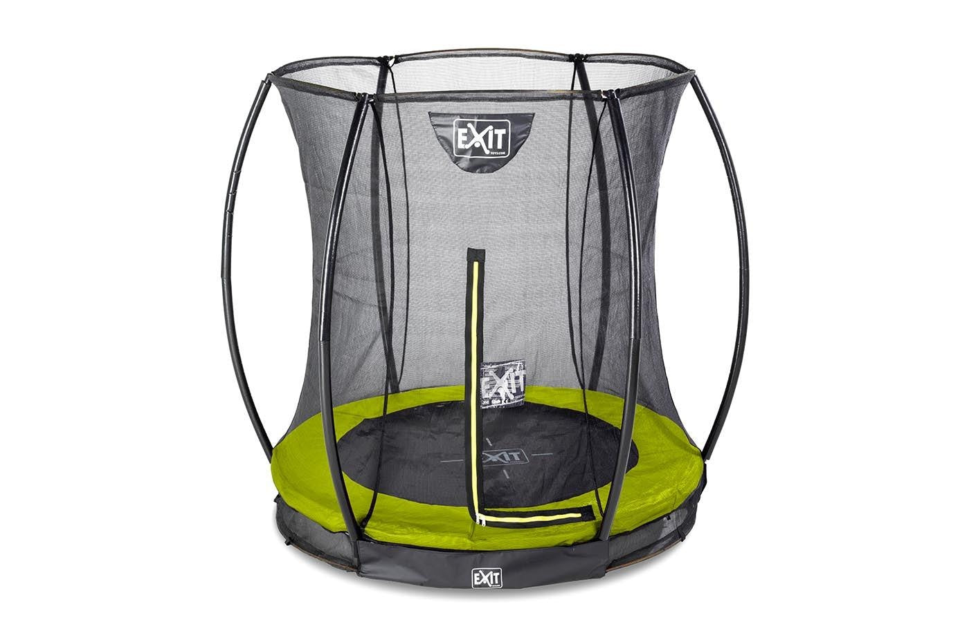 Inground trampoline met veiligheidsnet (rond)