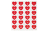 Stickers - hartjes (1-24)