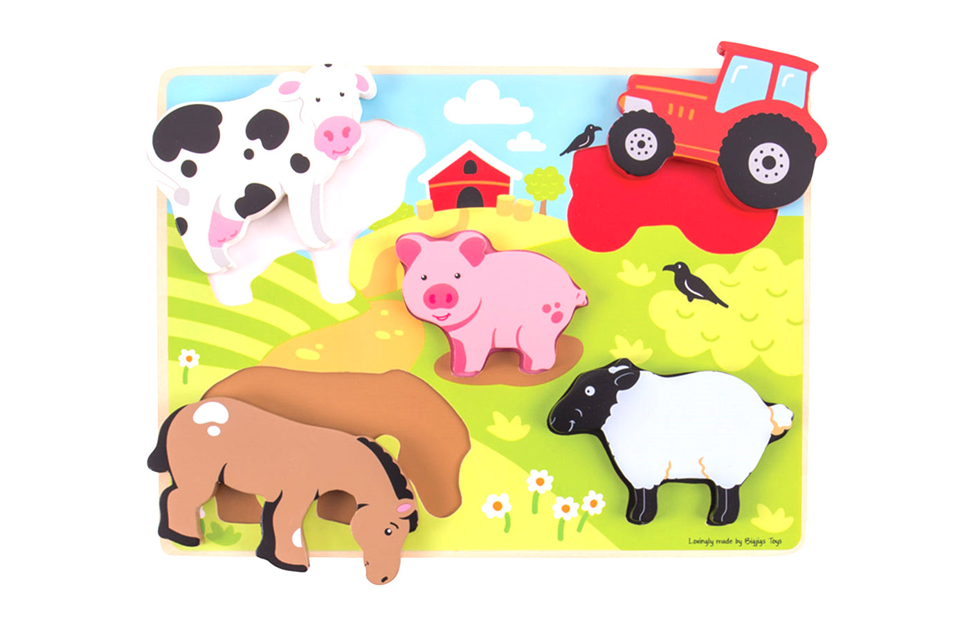 Inlegpuzzel - boerderij