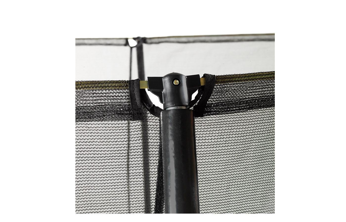 Inground trampoline met veiligheidsnet (rechthoek)